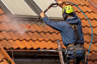Démoussage et hydrofuge de toiture à Innimond